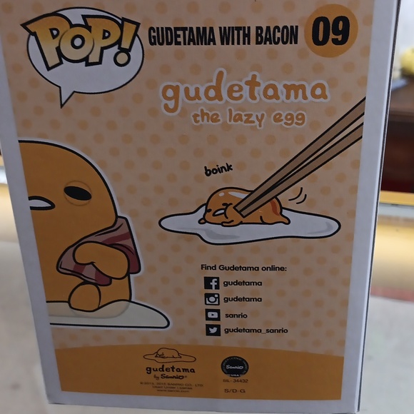 POP! GUDETAMA / Hot Topic Exclusive This Just One Pop The # 9 - Picture 2 of 4